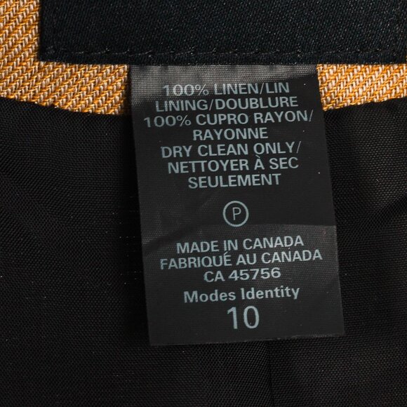 Smythe Patch Pocket Duchess Burlap Plaid Leather-Elbow-Patch Blazer - Picture 10 of 10